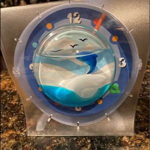 Dolphin click dolphin swims inside water cute clock the dolphin lover unusual